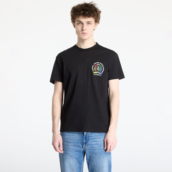 Tričko Tommy Jeans Regular 4Colors Crest Tee Black L