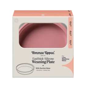 Tommee Tippee Silikónový tanier s prísavkou ružová (448749-T)