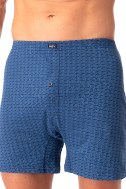 PÁNSKE BOXERKY MXC 813 A25 3XL-4XL Modrá 4XL