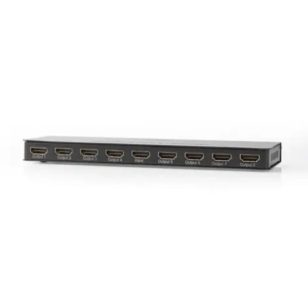 Nedis VSPL3478AT HDMI rozbočovač 1 vstup na 8 výstupov / 4K2K@60Hz / HDCP 2.2 (VSPL3478AT)