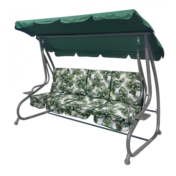 Mamido Záhradná hojdačka XXL s motívom lístia