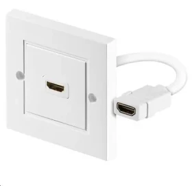 MicroConnect nástenná zásuvka HDMI (F) - HDMI (F) biela (HDMWALL1)