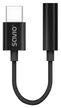 Adaptér USB-C - Jack 3,5 mm AK-74 / Audio adaptér (SAVAK-74)