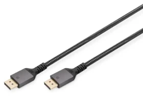 Digitus DisplayPort 8K / Kábel / DP 1.4 / 3 m / pozlátené konektory / hliníkové púzdro (DB-340201-030-S)