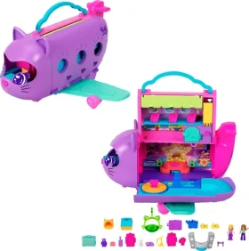 Mattel HWP19 Polly Pocket Mačacie lietadlo
