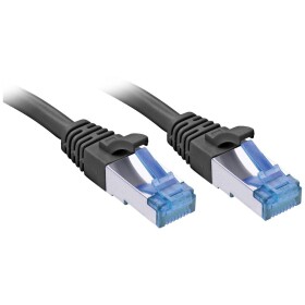 LINDY 47413 RJ45 sieťové káble, prepojovacie káble CAT 6A S/FTP 1.50 m čierna pozlátené kontakty 1 ks; 47413