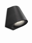 Philips Virga LED 3W čierna / vonkajšie svietidlo / 270 lm / 2700K / IP44 (915004309901)