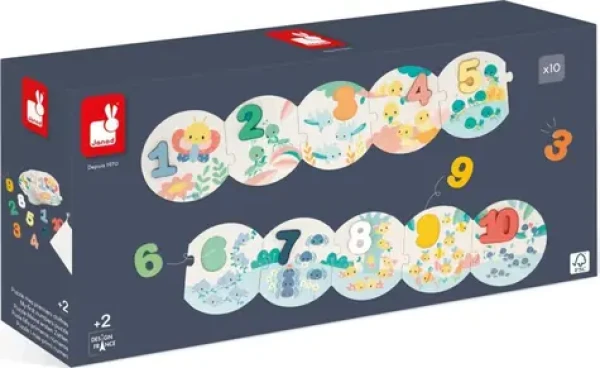 JANOD Vkladacie puzzle Moje prvé čísla