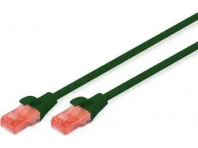 Digitus CAT 6 U/UTP 0,25 m zelená / Patch kábel / AWG 26/7 / LSZH / PoE (DK-1617-0025/G)