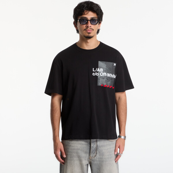 Tričko L/AB c/o Off-White™ Camo S/S Tee Black M