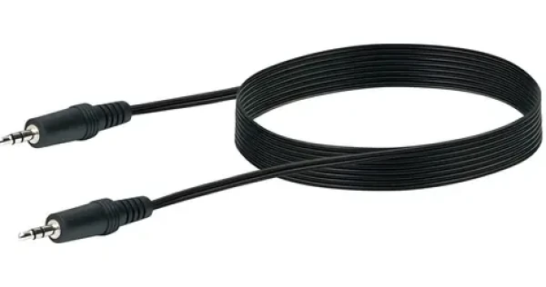 Schwaiger AUX kábel Jack 3,5 mm - Jack 3,5 mm čierny / Audio kábel / 3 m (TFS3300533)