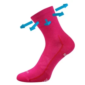 VOXX Baeron magenta ponožky 1 pár 35-38 116372