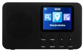 Camry CR 1918 čierna / Prenosné rádio / Internetové / Wi-Fi / Bluetooth / 2,4” displej (CR 1918)