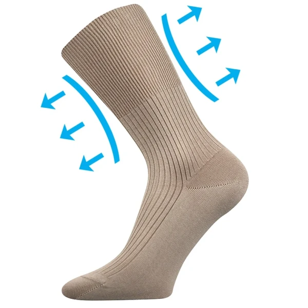 LONKA ponožky Zdravan beige 3 páry 43-45 109585