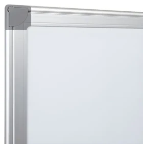 EuroSupplies Magnetická tabuľa 60x45 cm / hliníkový rám / biely lakovaný povrch / stierateľná popisovačom (PREMTA6045)