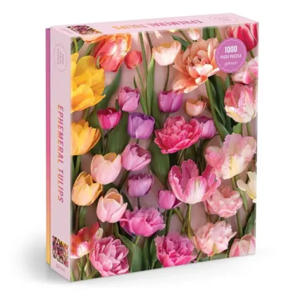 Galison Puzzle Pominuteľné tulipány