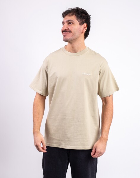 Carhartt WIP S/S Script Embroidery T-Shirt Barchan/White M