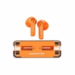 Monster XKT08 oranžová / TWS Bezdrôtové slúchadlá / BT 5.3 / mikrofón / redukcia šumu / USB-C / výdrž až 24h (57983115303)