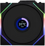Lian Li Lian Li UNI FAN TL Wireless LCD Lüfter, ARGB, PWM - Reverse Blade, 120mm, schwarz