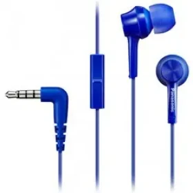 Panasonic RP-TCM115E-A modrá / Slúchadlá s mikrofónom / 3.5mm jack / 1.2m (RP-TCM115E-A)