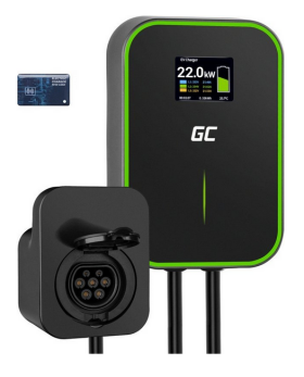 Green Cell Wallbox PowerBox RFID 22kW Typ 2 (EV15RFID)