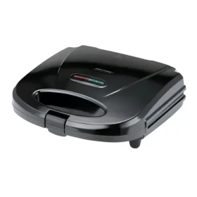 MpM MOP-47 čierna / Sendvičovač / 900 W / 2 sendviče / 4 trojuholníky / nepriľnavý povrch (5903151034243)