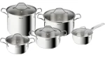 TEFAL Intuition B864SA74 10 ks / Sada riadu / nerezová oceľ / 4X hrniec / 5x pokrievka (B864SA74)