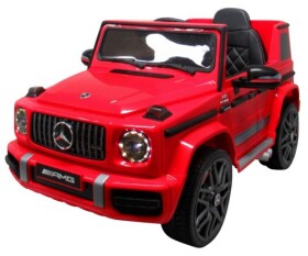 Mamido Elektrické autíčko Mercedes G63 v červenej farbe s penovými kolesami EVA, mäkká sedačka, licencovaný model