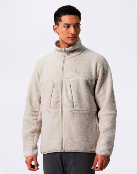 Pinqponq Fleece Jacket Cliff Beige M