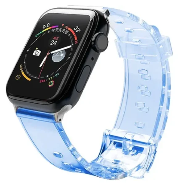 Hurtel Silicone Strap 42/44 mm modrá / Remienok pre Apple Watch / Silikónový