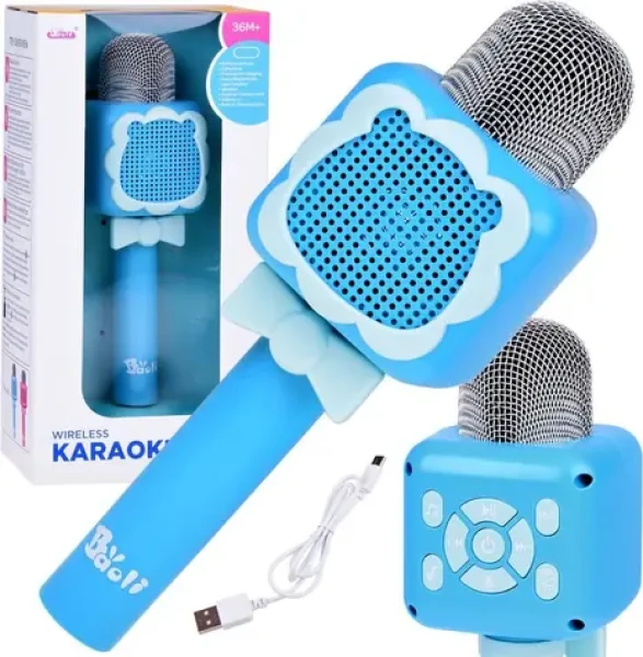 JOKOMISIADA Karaoke mikrofón modrý