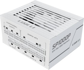 Lian Li SP Series Prokovinum 80 PLUS Prokovinum Zasilacz, SFX, w pełni modularny, PCIe 5.1, ATX 3.1 - 1.000 Watt, Biely