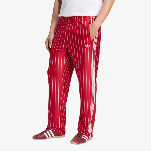 Kalhoty adidas Firebird Pinstripes Track Pants Team Victory Red S