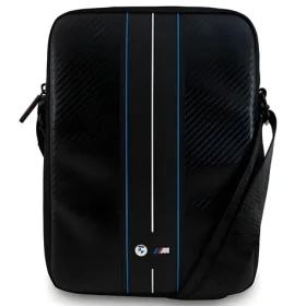 BMW Taška Carbon Blue Stripes 8" čierna / Taška (BMW000834)