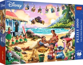 Trefl Puzzle Premium PLUS Disney Lilo Stitch: Plážová párty