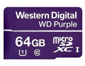 WD Purple MicroSDXC 64GB / UHS-I U1 / Class 10 (WDD064G1P0C)