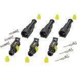 TE Connectivity sada konektorov Superseal AMP-Superseal 1.5mm Series Počet pólov 1 Raster (rozteč): 6 mm 30S002 1 sada; 30S002