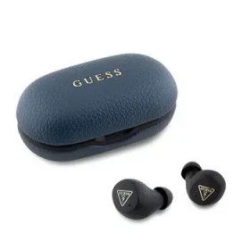 Guess PU Grained ENC TWS Bezdrôtové Slúchadlá Blue (57983122338)