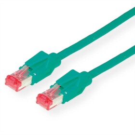 Secomp 21.05.0033 RJ45 sieťové káble, prepojovacie káble CAT 6 S/FTP 3.00 m zelená dvojžilový tienený, bez halogénov, samozhášavý 1 ks; 21.05.0033