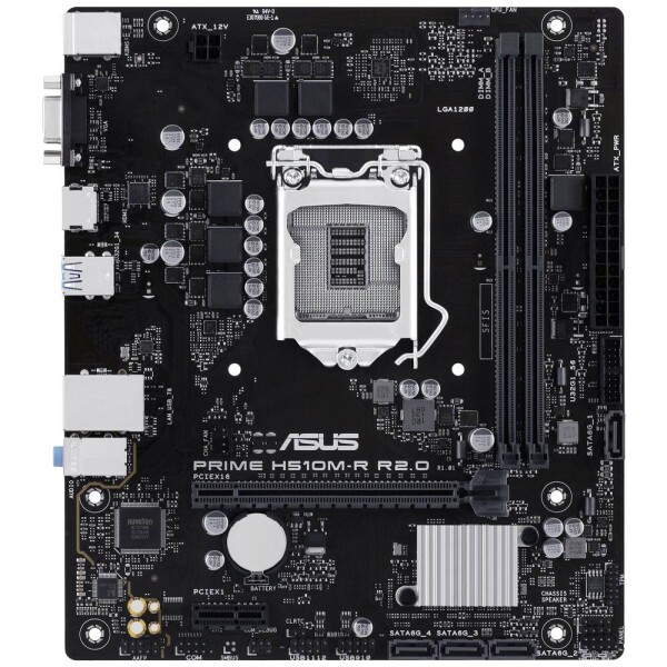 ASUS PRIME H510M-R R2.0 / H470 / LGA 1200 / 2x DDR4 / PCIEx16 / 1x GLAN / mATX (90MB1EX0-M0ECY0)