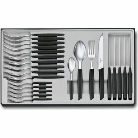 VICTORINOX Swiss Modern príborový set 24ks čierna / nerezová oceľ (V-6.90 93.11W.24)