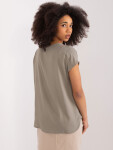 Blúzka D73761Z10978Q khaki farba