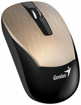 Genius ECO-8015 zlatá / Optická bezdrôtová myš / 1600 dpi / 2.4 GHz (31030005400)