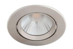 Philips Sparkle podhľadové LED svietidlo 1x5,5W / 350lm / 2700K / IP20 / 8,5cm / okrúhle stmievateľné / nikel (SKL000388835)