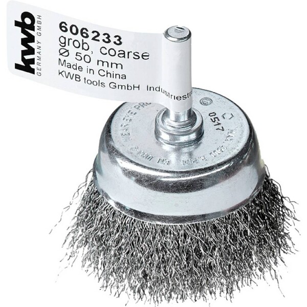 Kwb Hrnkové kefy, zvlnený oceľový drôt HSS, na použitie s vŕtačkami a akumulátorovými skrutkovačmi 606233 1 ks; 606233