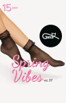 Ponožky Gatta Spring Vibes wz.07 15 den nero Univerzální