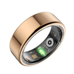 Powerton SMART Ring veľ. 10 zlatá / Šikovný prsteň / BT 5.0 / IP68 (WPSR02-Z10)