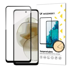 Wozinsky Full Glue Ochranné tvrdené sklo pre Motorola Moto G73 / Ochranné sklo / Lepenie cez celý displej