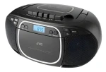 JVC RC-E451B čierna / Prenosný prehrávač / CD / Kazeta / FM / Bluetooth / USB / 3,2 W (RC-E451B)