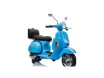 Mamido Detský elektrický skúter Vespa modrá